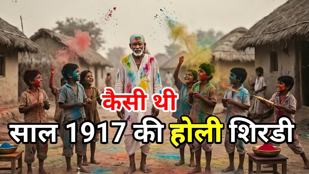 1917 की होली: साईं बाबा शिरडी से मुंबई आ गए 😱 109 years old story