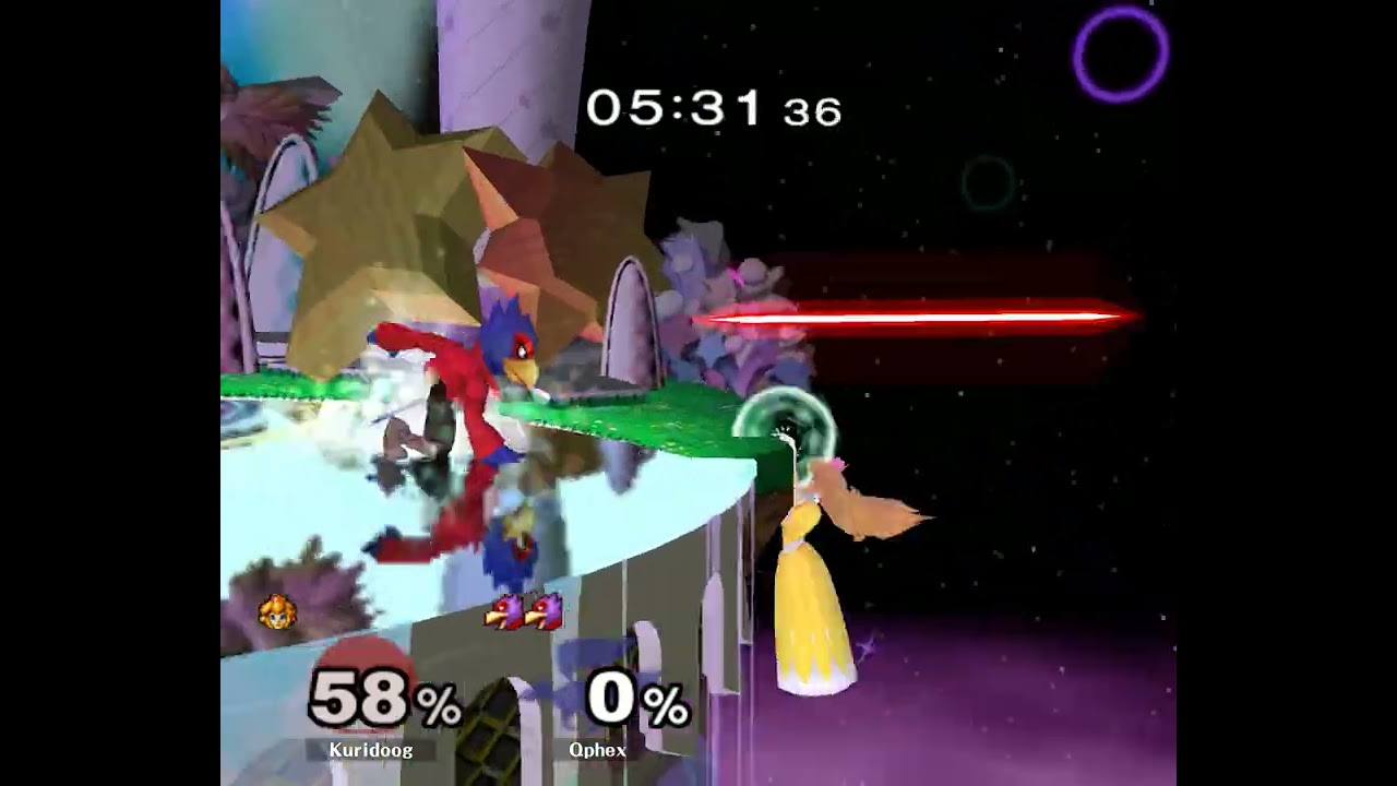 Five Iron Melee 27 — WR1 — Kuridoog ⟮Falco, Peach, Mewtwo⟯, Qphex ⟮Falco⟯