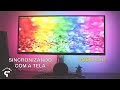 SINCRONIZEI A FITA LED COM A IMAGEM DA TELA - EFEITO AMBILIGHT