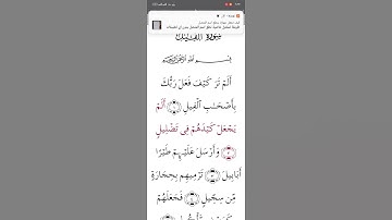 سورة الفيل تلاوة القرآن القارئ محمود البنا