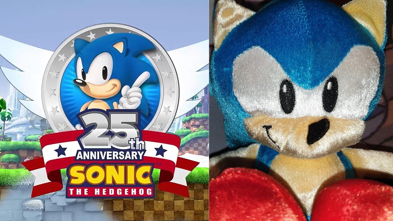 Sonic The Hedgehog 25th Anniversary Knuckles Plush Youtube