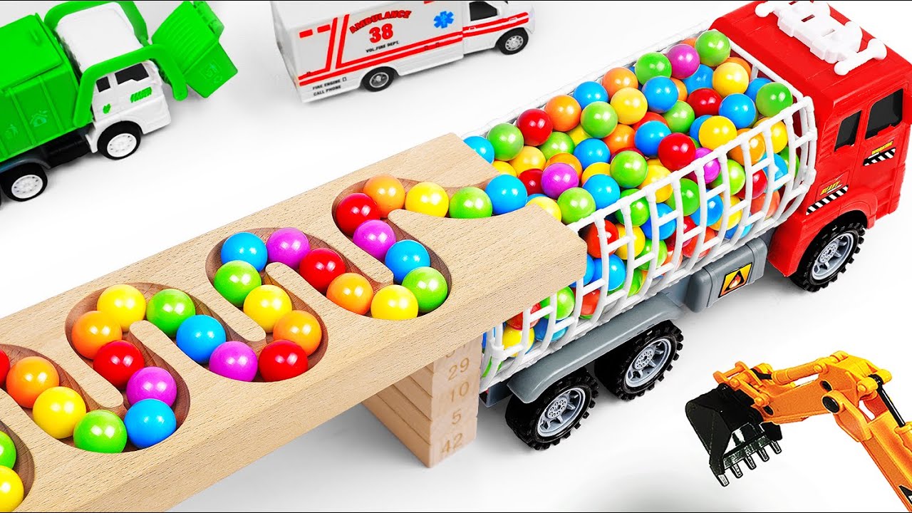 HABA Marble Run: Mesmerizing Wooden Marbles Racing Through Air ASMR