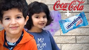 Diet Coke and Mentos Experiment For Kids | Easy Science Experiments To Do At Home