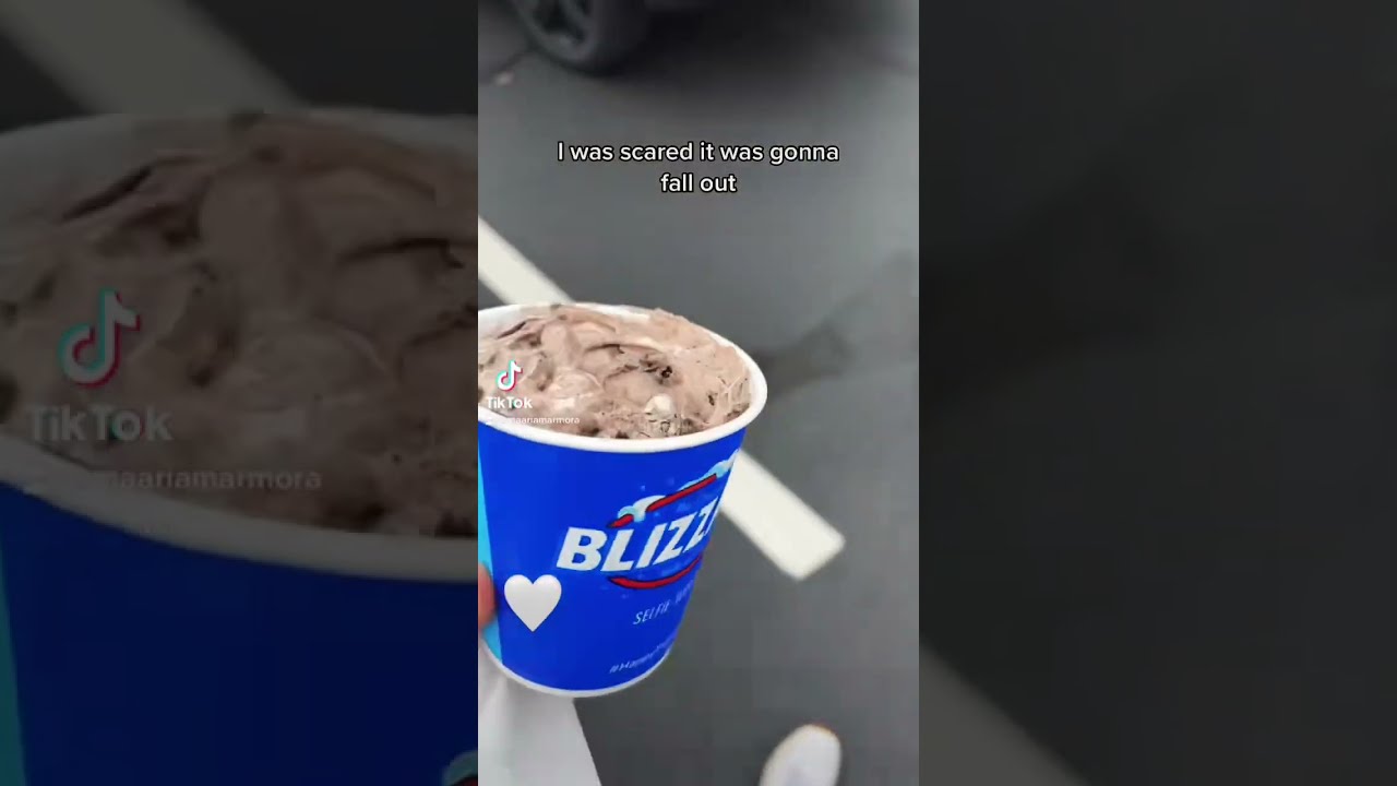 Flipping A DQ Blizzard Upside Down Shorts Dairyqueen Challenge