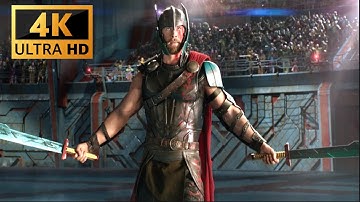 All Thor Fights Scenes in 4K (avengers Endgame and Infinity war)