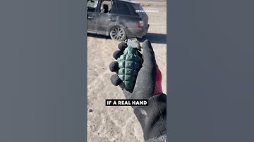 Hand Grenade vs Car 💀💣