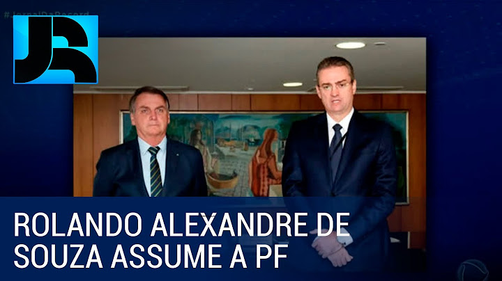 Presidente Bolsonaro dá posse ao novo diretor-geral da Polícia Federal em uma cerimônia fechada
