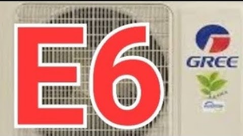 Gree inverter Air conditioner E6 error code fault solved #124.QApcb.