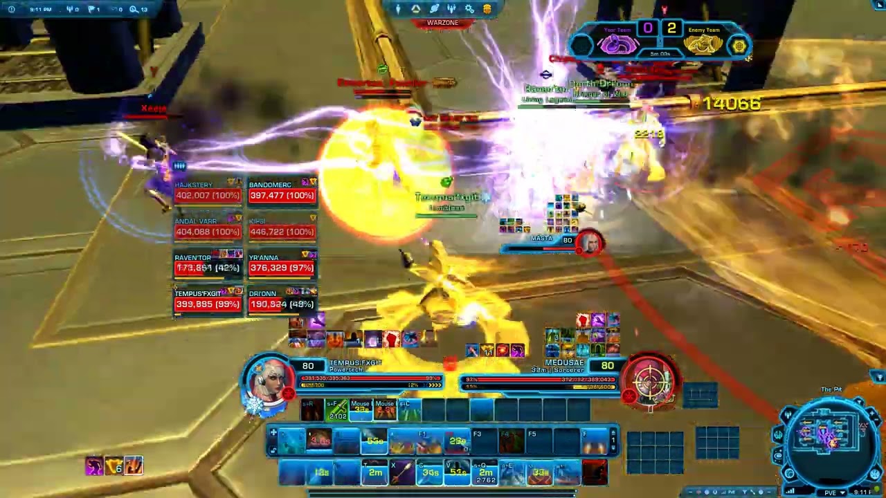 SWTOR PVP - Ap Pt vs premade - Energized Vambrace - huttball