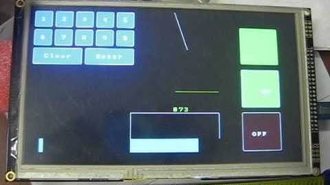 Arduino BuyDisplay 7" TFT touchscreen demo