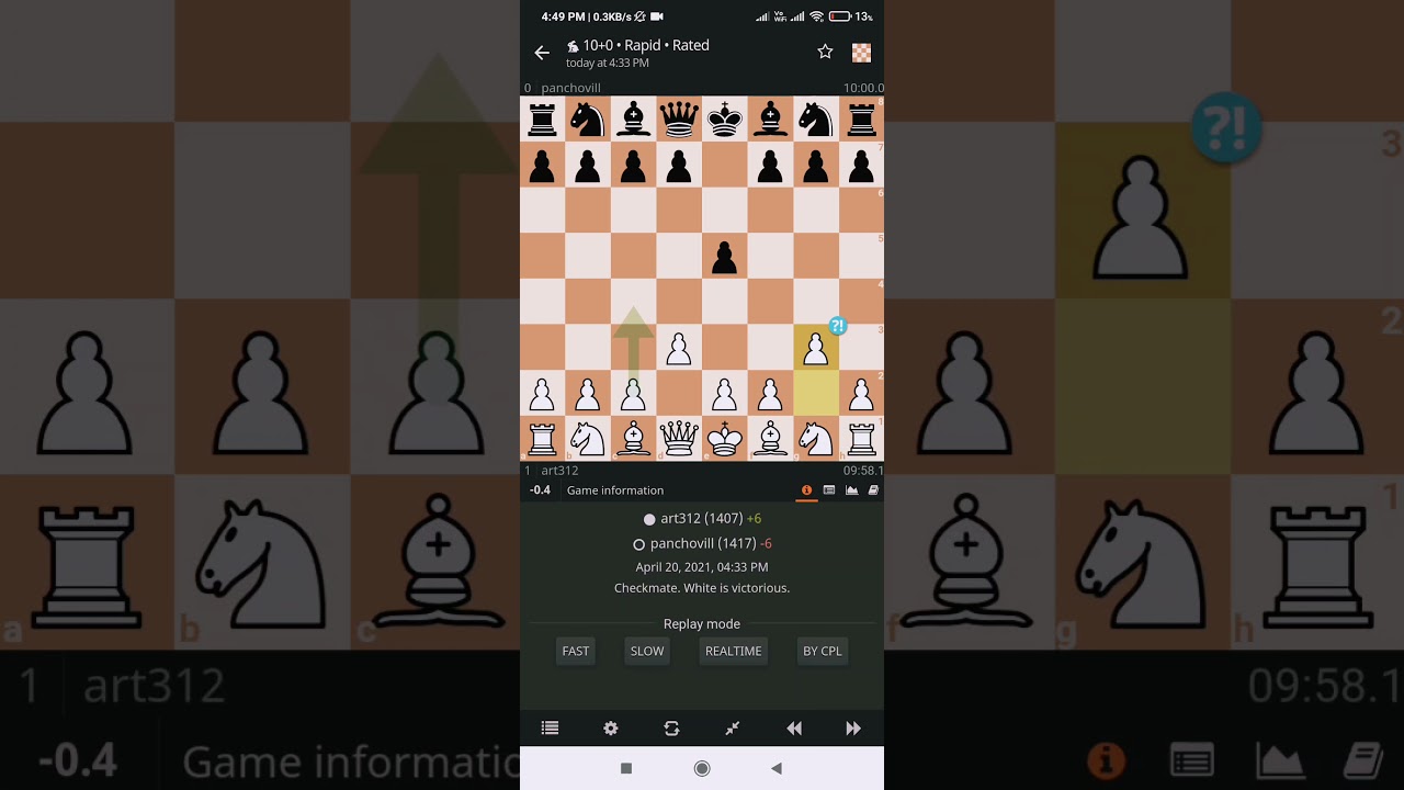 Mieses opening reversed rat variation - YouTube