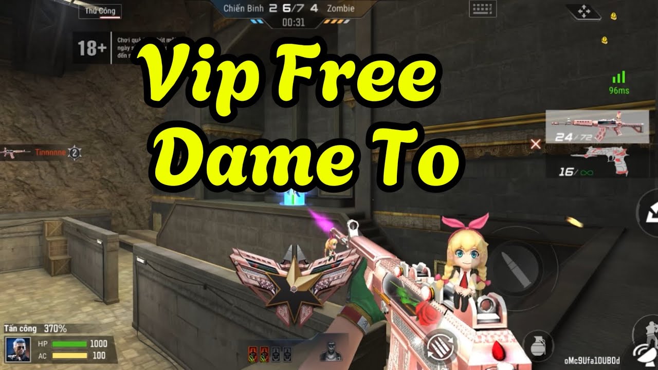 QBZ03 Jewelry Vip Free VNG Tặng Dame Bá Đạo Qúa • CF Legends 