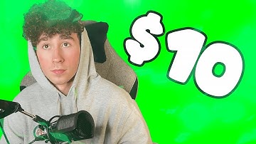 How To Get A Green Screen For $10 (TWITCH STREAMING)