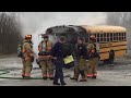 School bus fire in West Manchester Twp.