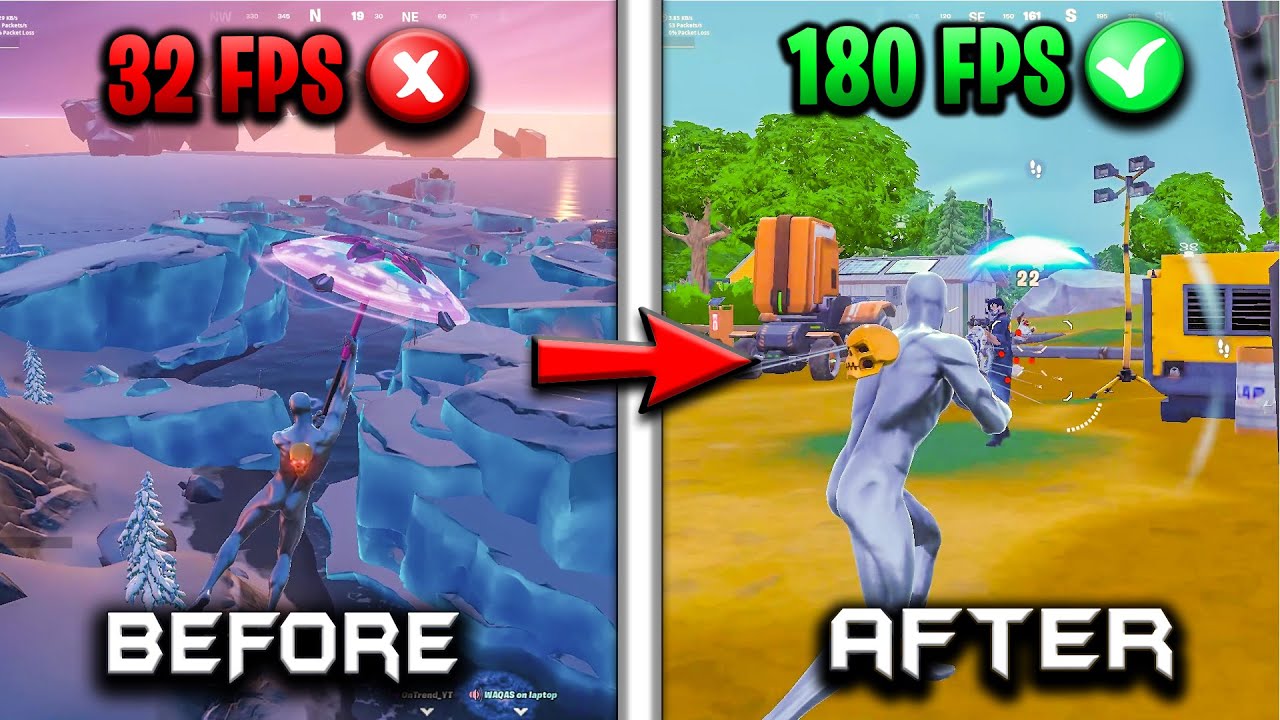 Fortnite Fix FPS Drops & Stuttering in Chapter 4 Season 3! (Before & After) YouTube