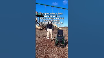 How accessible school playgrounds benefit everyone #shorts #nonprofit #teaching #acceptance