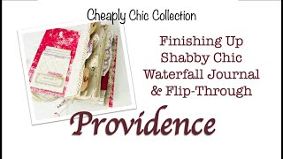 Journal with Me: Shabby Chic Waterfall Journal Flip-Through - Cheaply Chic Providence
