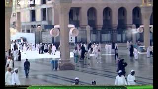 أذان العصر من المسجد النبوي الاثنين 25-8-1435 المؤذن عمر سنبل