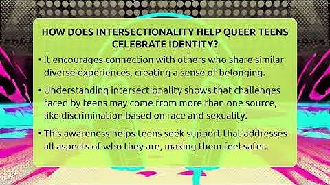 How Does Intersectionality Help Queer Teens Celebrate Identity? - Queer Teens United
