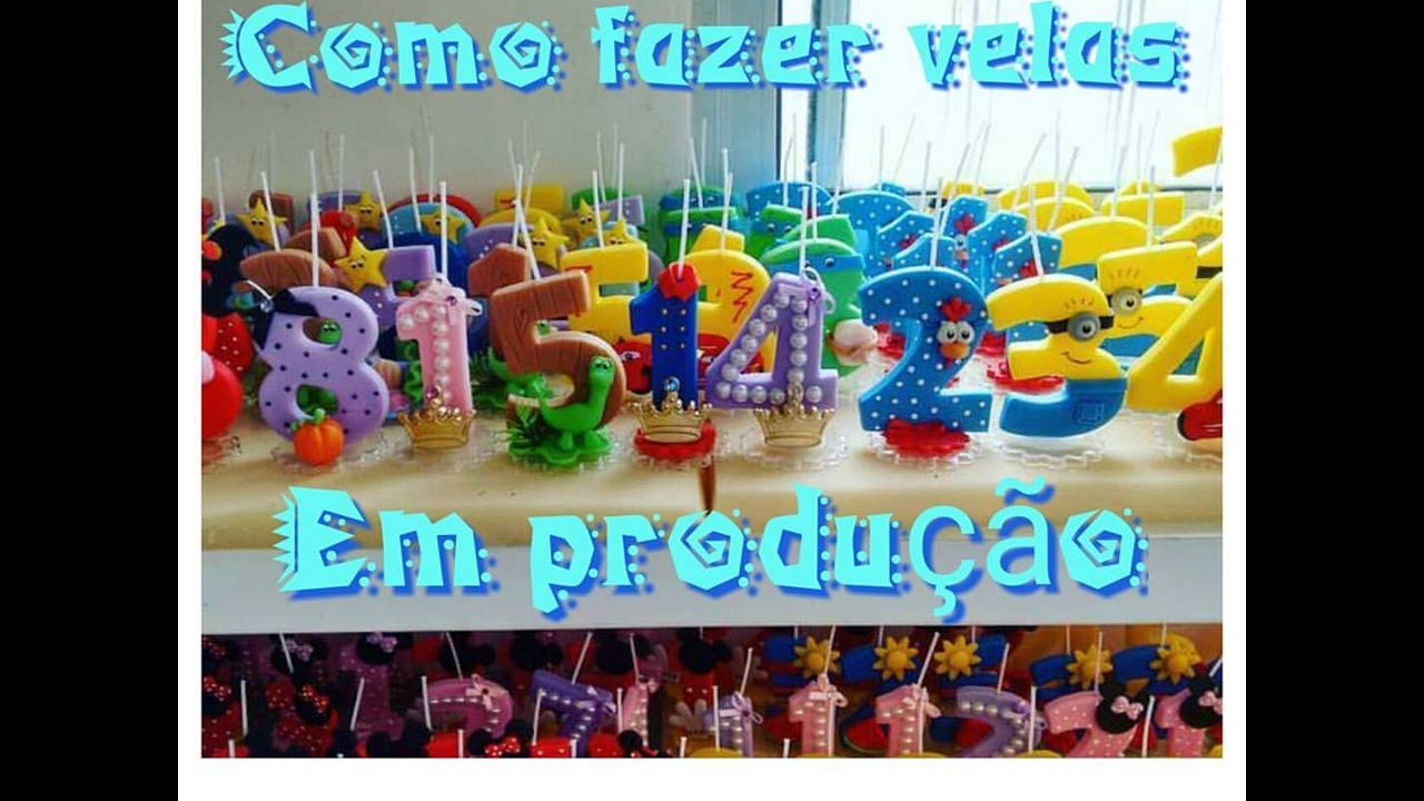 Como fazer velas em  produção