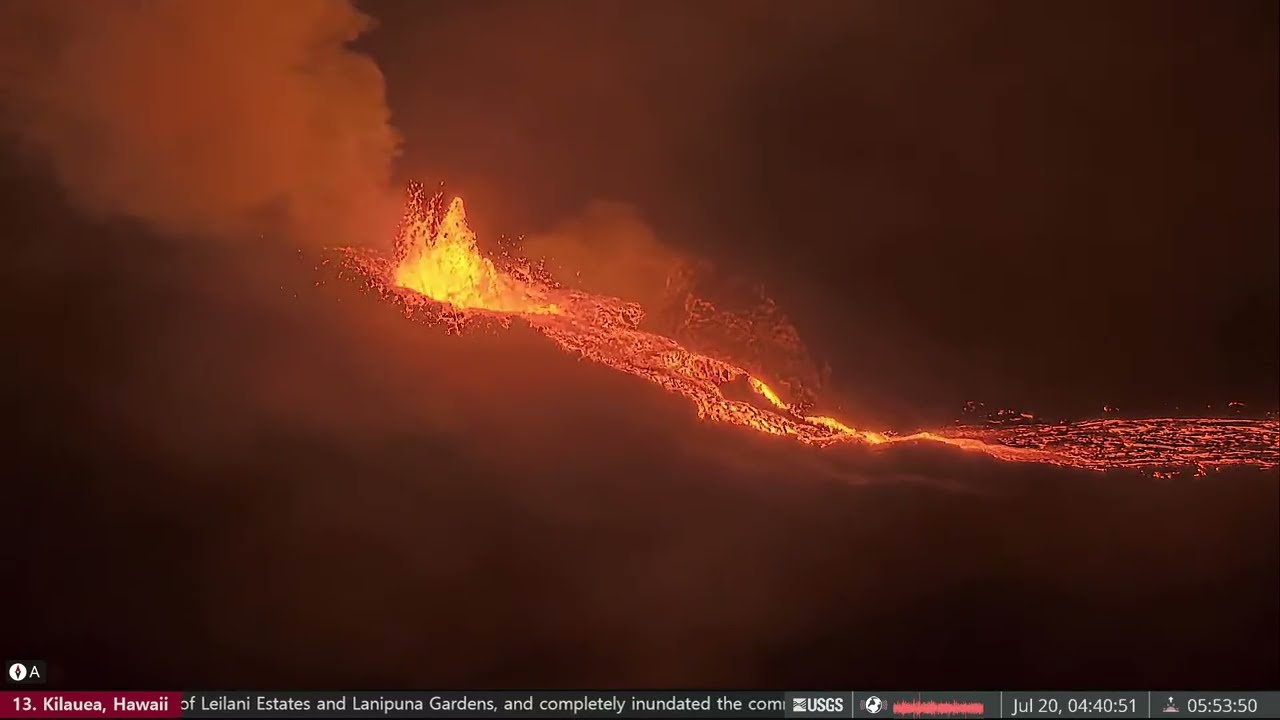 🔴 Live Now:  New Volcanic Eruption at Kilauea Volcano, Hawaii (Cam A)