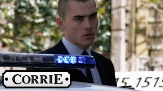 Corey Is Arrested After He Intimidates Nina Coronation Street