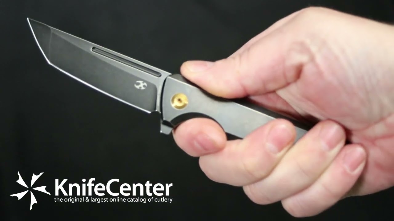 Kansept Knives Dirk Pinkerton Anomaly Frame Lock Flipper Knife