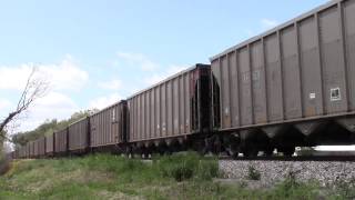 UP 8607, UP 5590, BNSF 8262 (3/29/14) Hester, LA HD