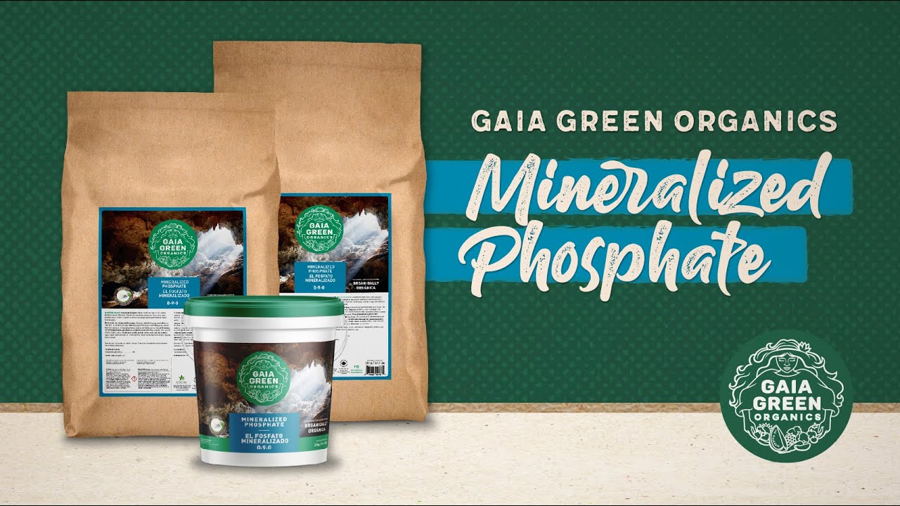 Gaia Green Organics Mineralized Phosphate YouTube