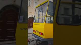 Ukraine, Lviv, tram 1