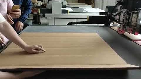 7 ply corrugated cardboard creasing AOKE CNC flatbed sample maker packaging box die cutting plotter