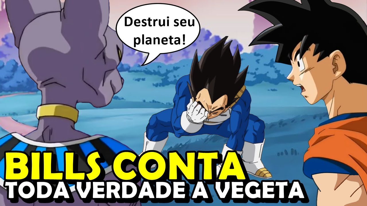 BOMBA! Dragon Ball Super 93 - Goku vs VEGETA, BILLS APAIXONO! O plano pra  levar PAN #goku #vegeta 