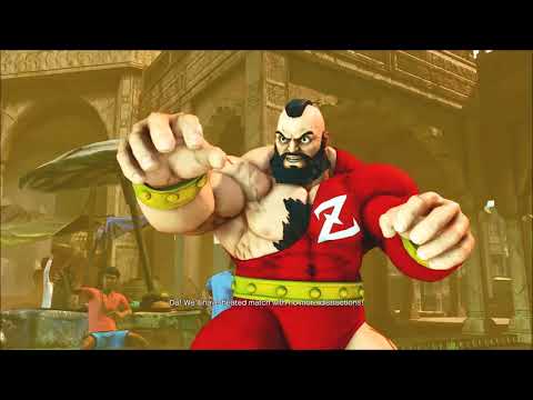 Street Fighter V Story Mode Birdie & Karin & R Mika