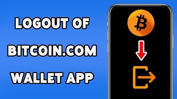 How To Logout Of Bitcoin.com Wallet App 2025 | Sign Out From Bitcoin Wallet Securely