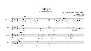 "Fortnight" by Taylor Swift for SATB Choirs Arr. Rob Dietz