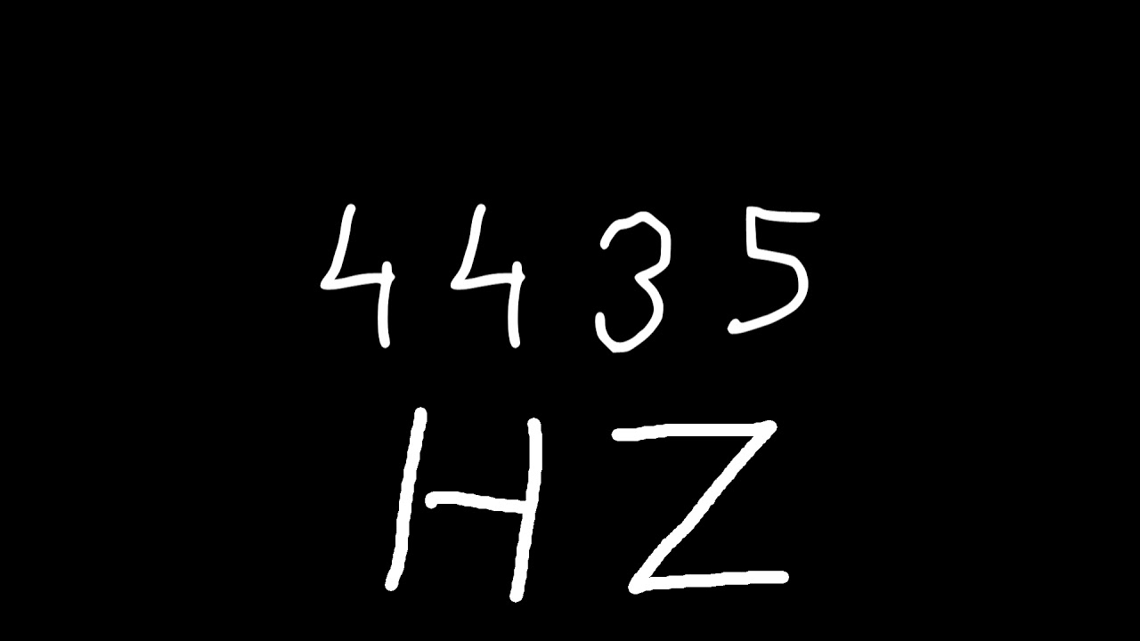 4435 hz - YouTube