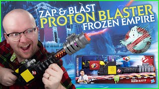 Ghostbusters: Frozen Empire Zap \& Blast Proton Blaster | TOY UNBOXING