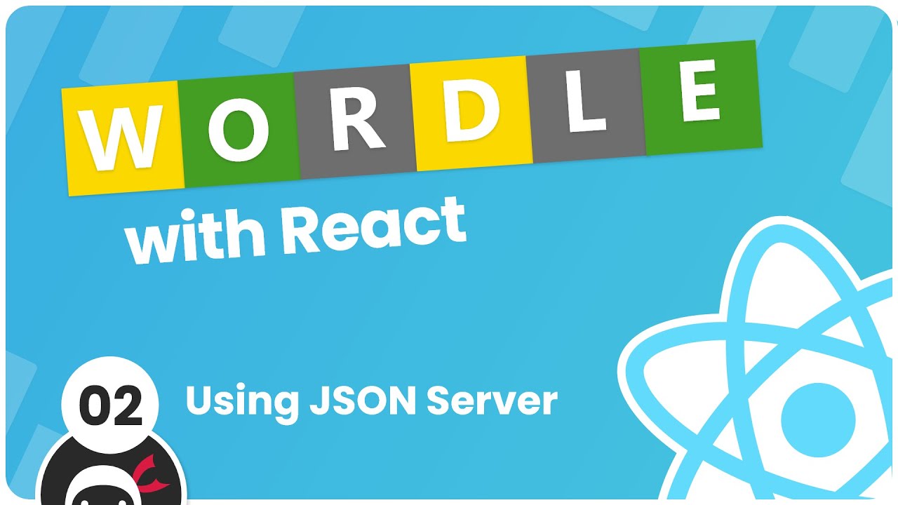 Make a Wordle Clone with React #2 - Using JSON Server - YouTube