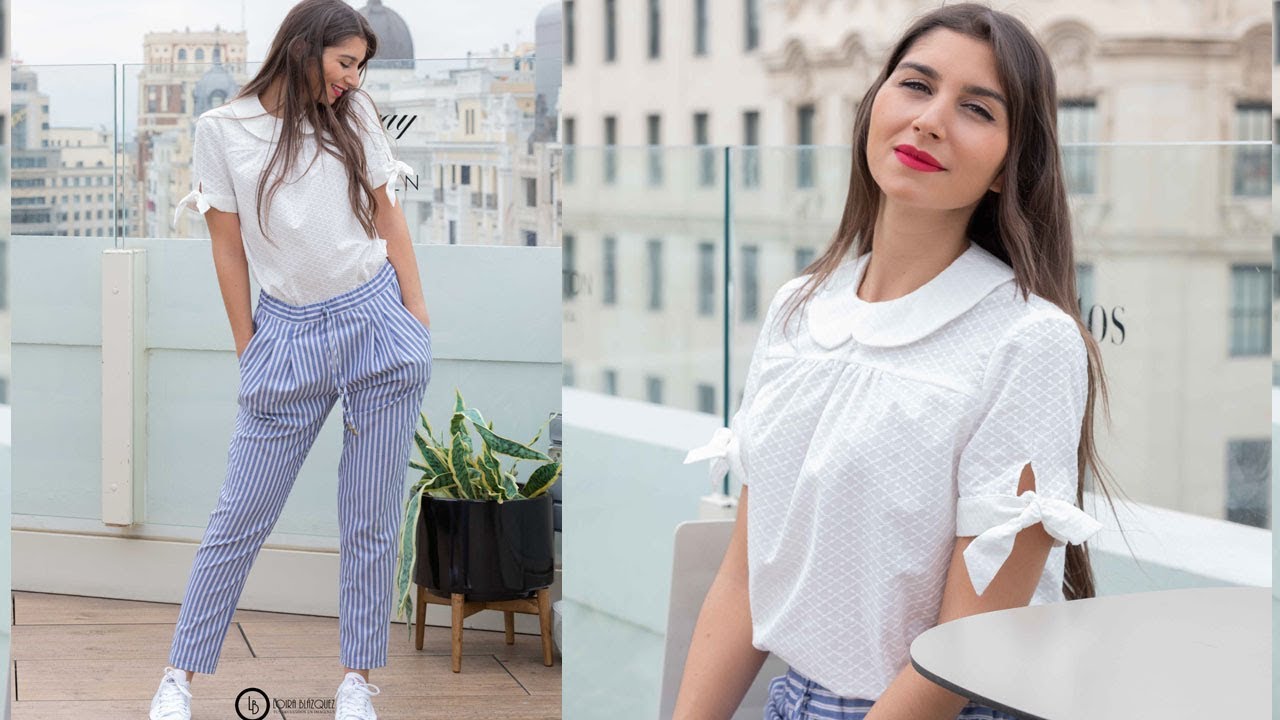 Revista PATRONESMUJER Nº2. Blusa de batista. YouTube