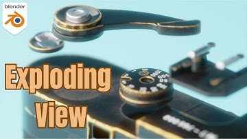 Exploding View Animation of Objects in Blender (Tutorial)