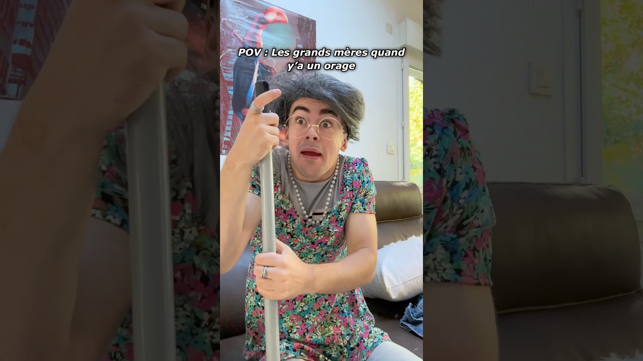 LES MAMIES ET L’ORAGE⚡️🤣#humour #shorts