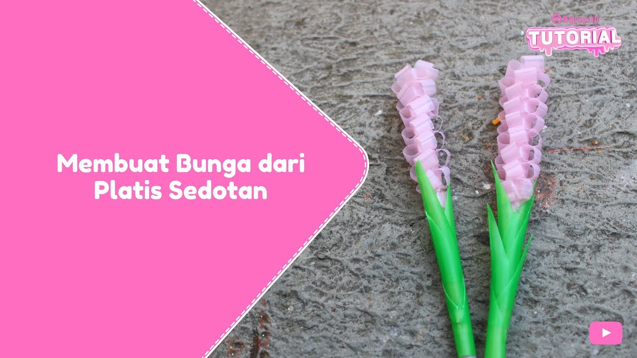  Cara  Membuat  Bunga  dari  Sedotan  BYtutorial YouTube