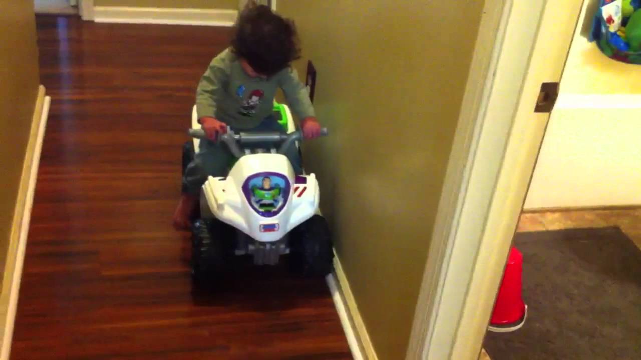 Kid on baby quad YouTube