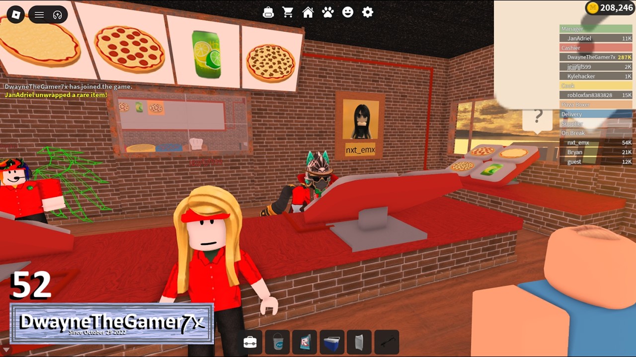 Gameplay 52 | Roblox Work At A Pizza Place