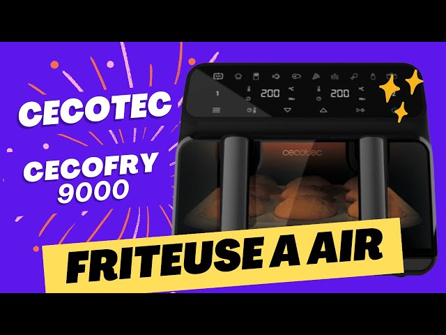 ✅️Cecofry dual 9000 / 🔥NUEVA Cecofry advance 9000 WINDOW!!!🔥#cecotec  #freidoradeaire #unboxing in 2023