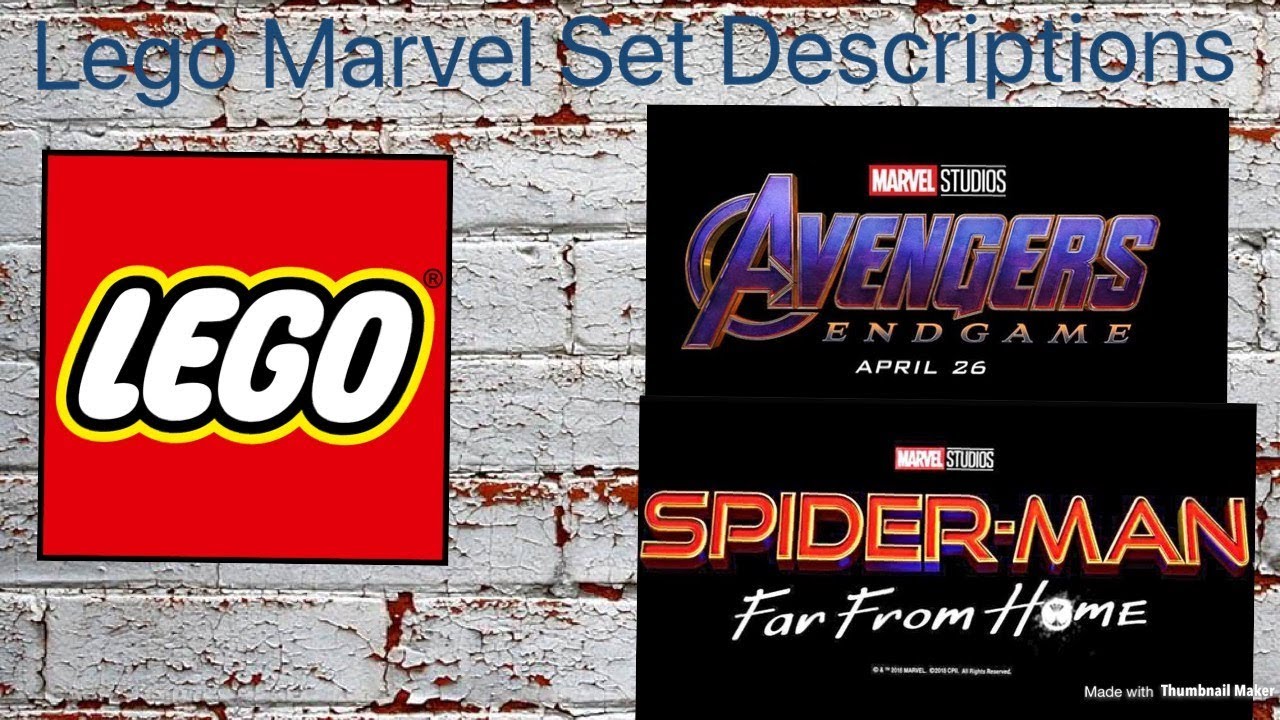 Lego Marvel Avengers Endgame And Spider Man Far From Home Set Names
