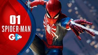 SPIDER-MAN PS4 - Homen Aranha, o INÍCIO, gameplay DUBLADO em português no PlayStation 4 PRO