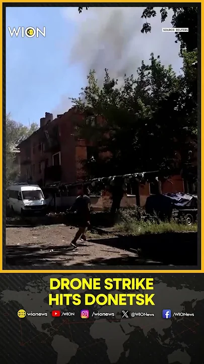 Russian Strikes Pound Donetsk Town in Intense Assault | WION Shorts