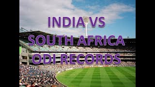 India vs South Africa ODI records