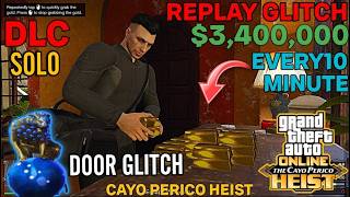 Cayo Perico Heist SOLO Back to Back Replay Glitch and Door Glitch $3.1M Under 10 Mins #gtaonline